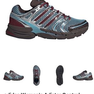 Adidas Adistar Control 5 Women’s Size 8 Y2K Retro Running Shoes Blue Burgundy